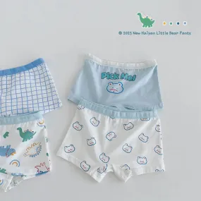 2-11Y Boys Boxer Briefs Shorts Cotton Baby Toddler Underwear for Kids Boy 4 Pack