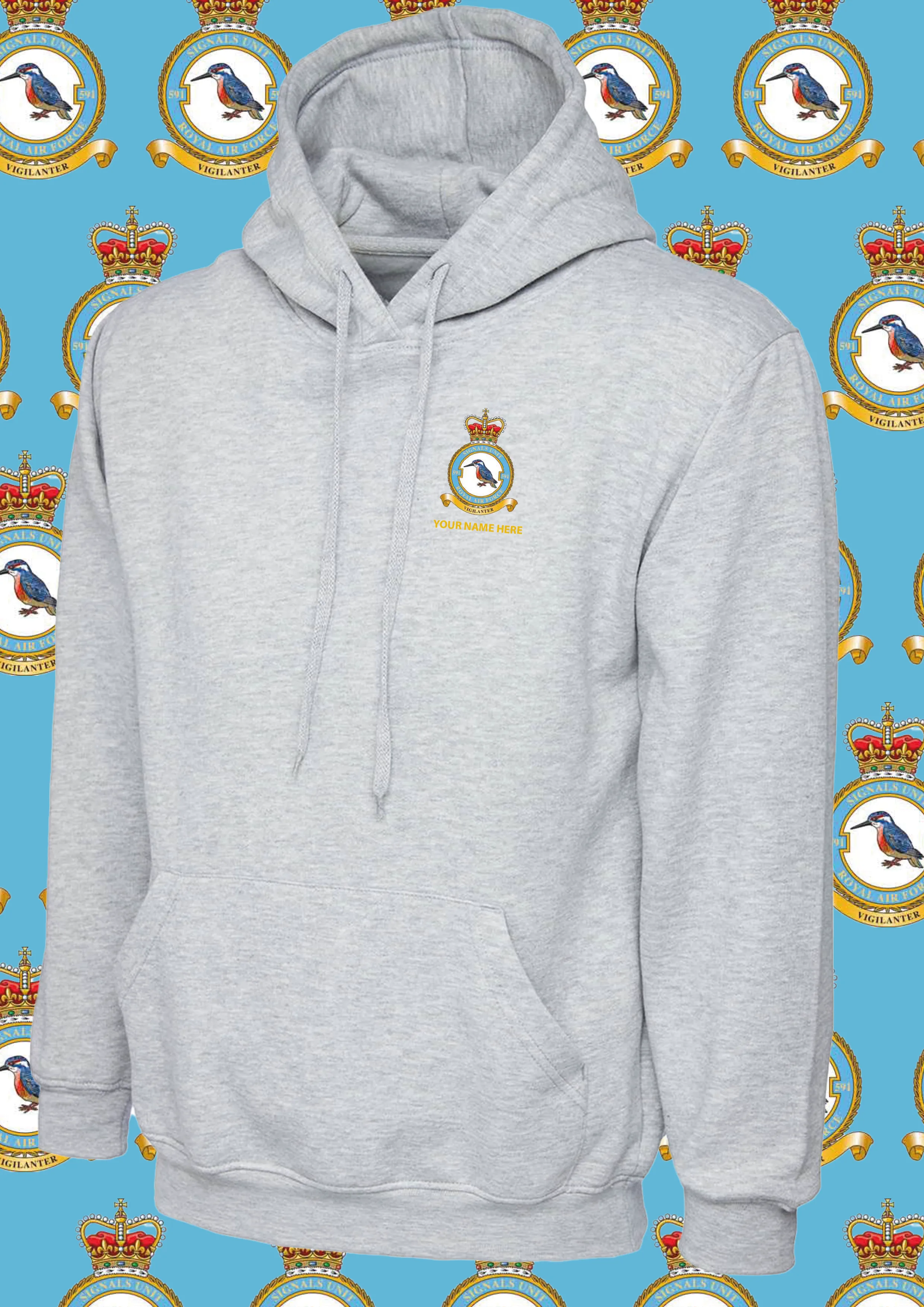 591SU CREST EMBROIDERED HOODIE