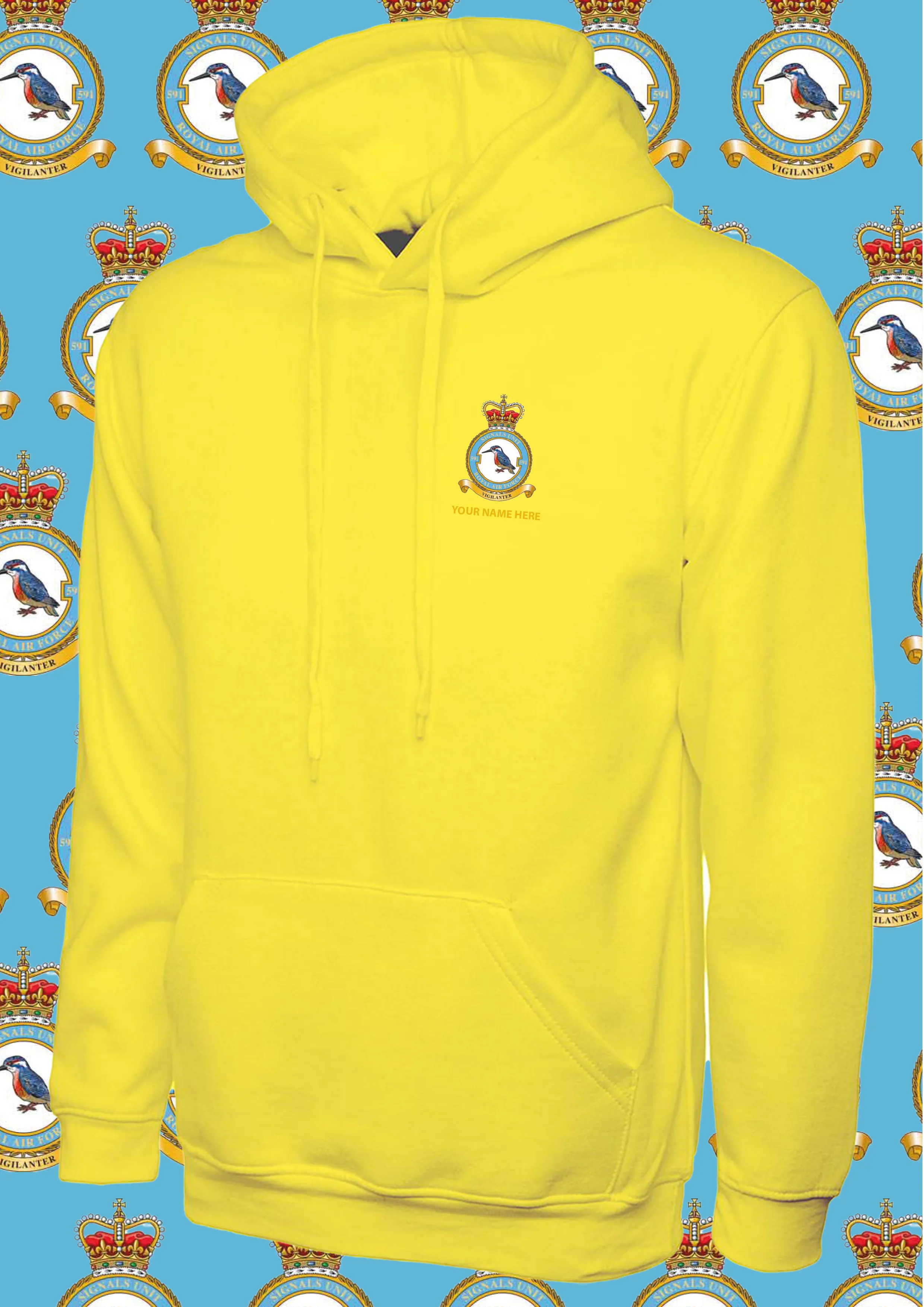 591SU CREST EMBROIDERED HOODIE