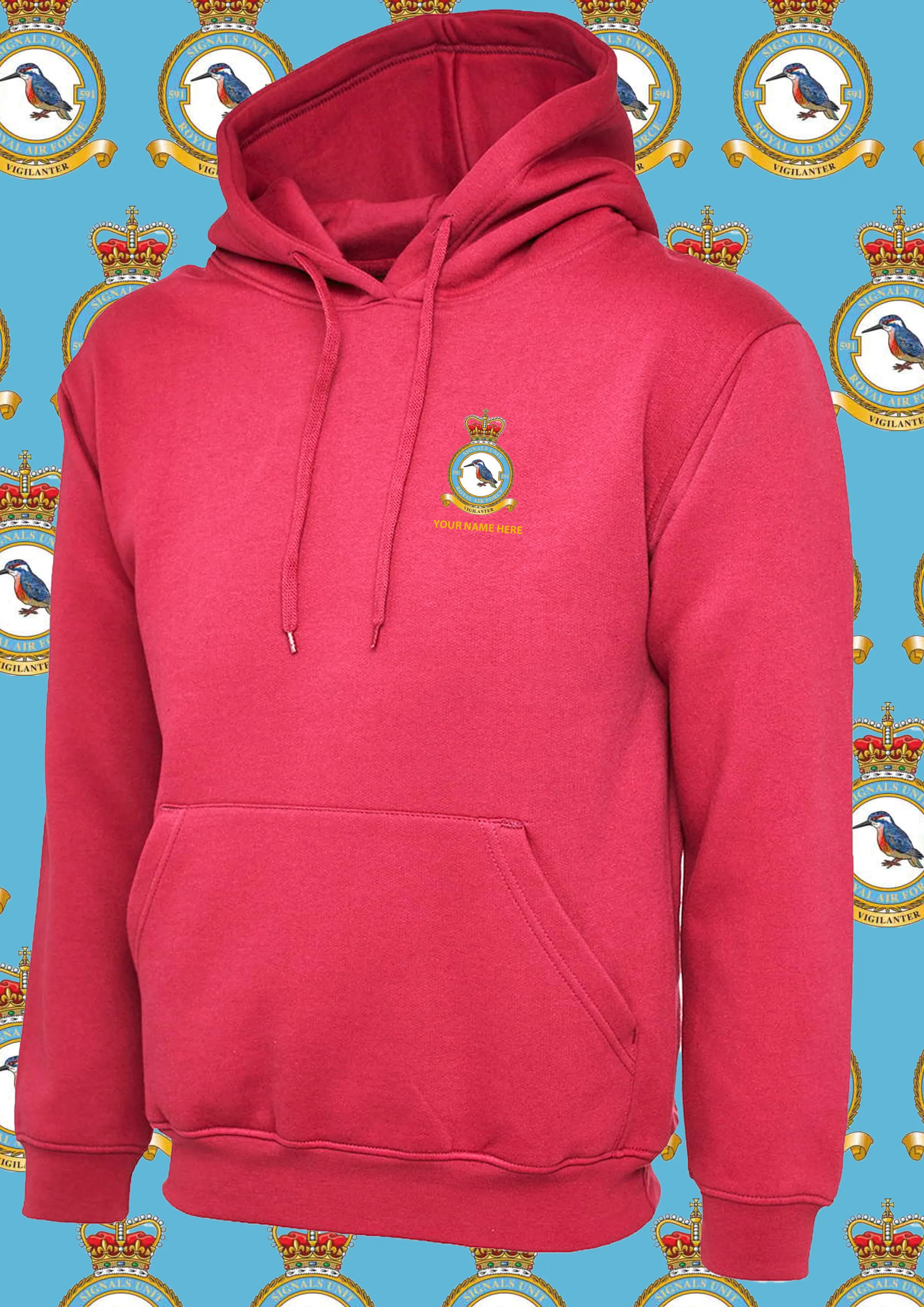 591SU CREST EMBROIDERED HOODIE