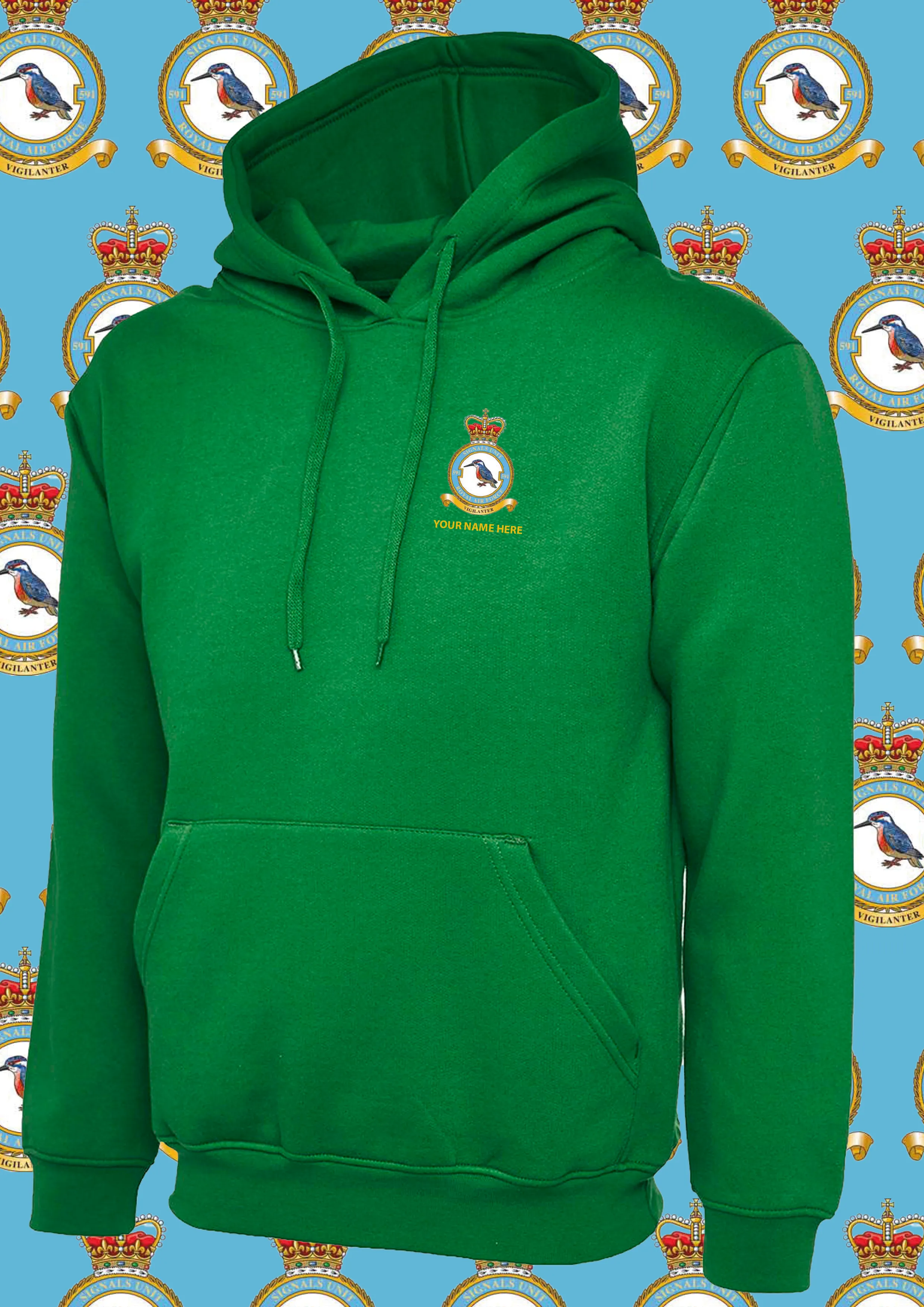 591SU CREST EMBROIDERED HOODIE