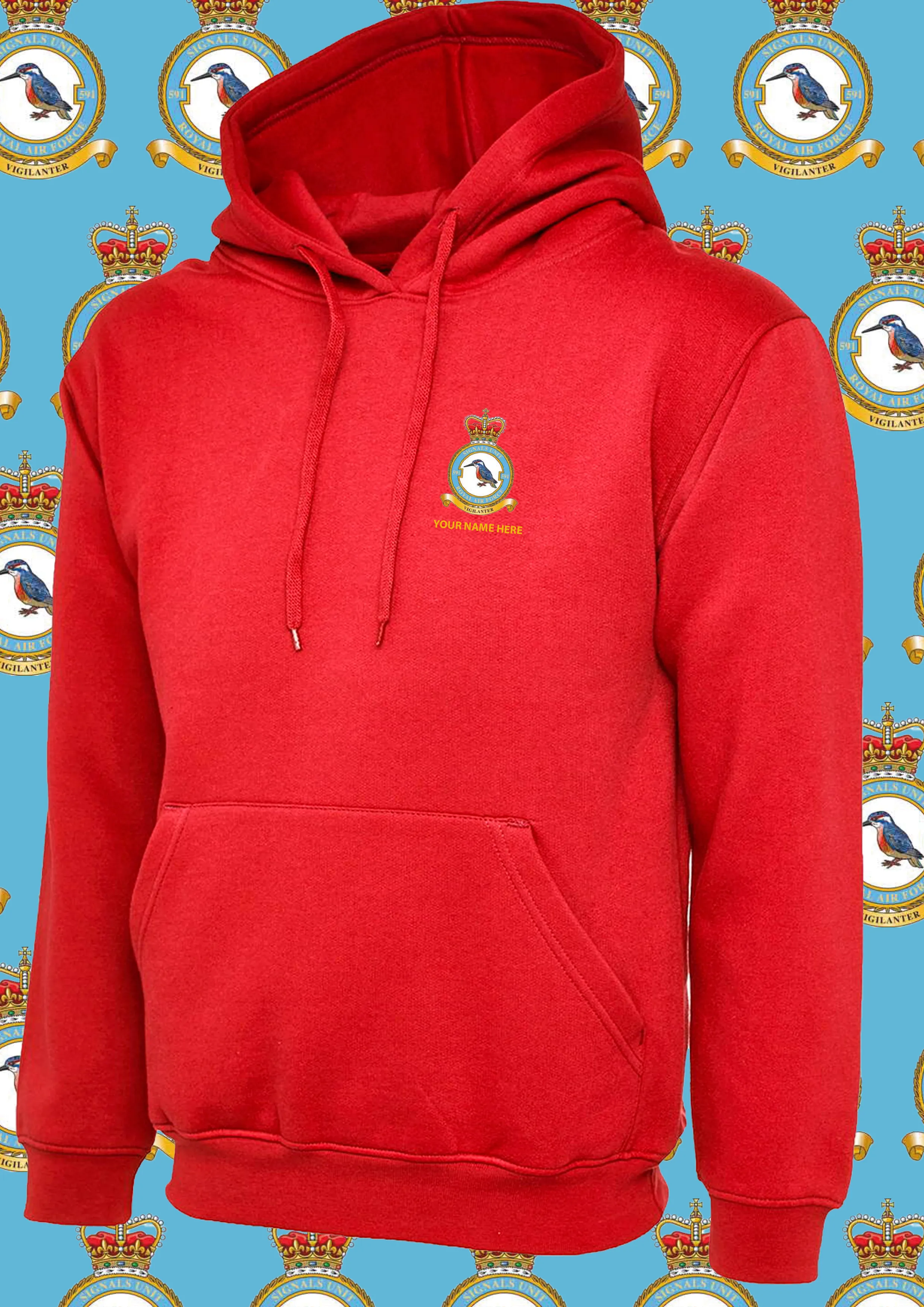 591SU CREST EMBROIDERED HOODIE