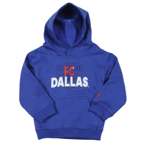 Adidas MLS Soccer FC Dallas Toddlers Fleece Crew Hoodie and Pant Set, Blue