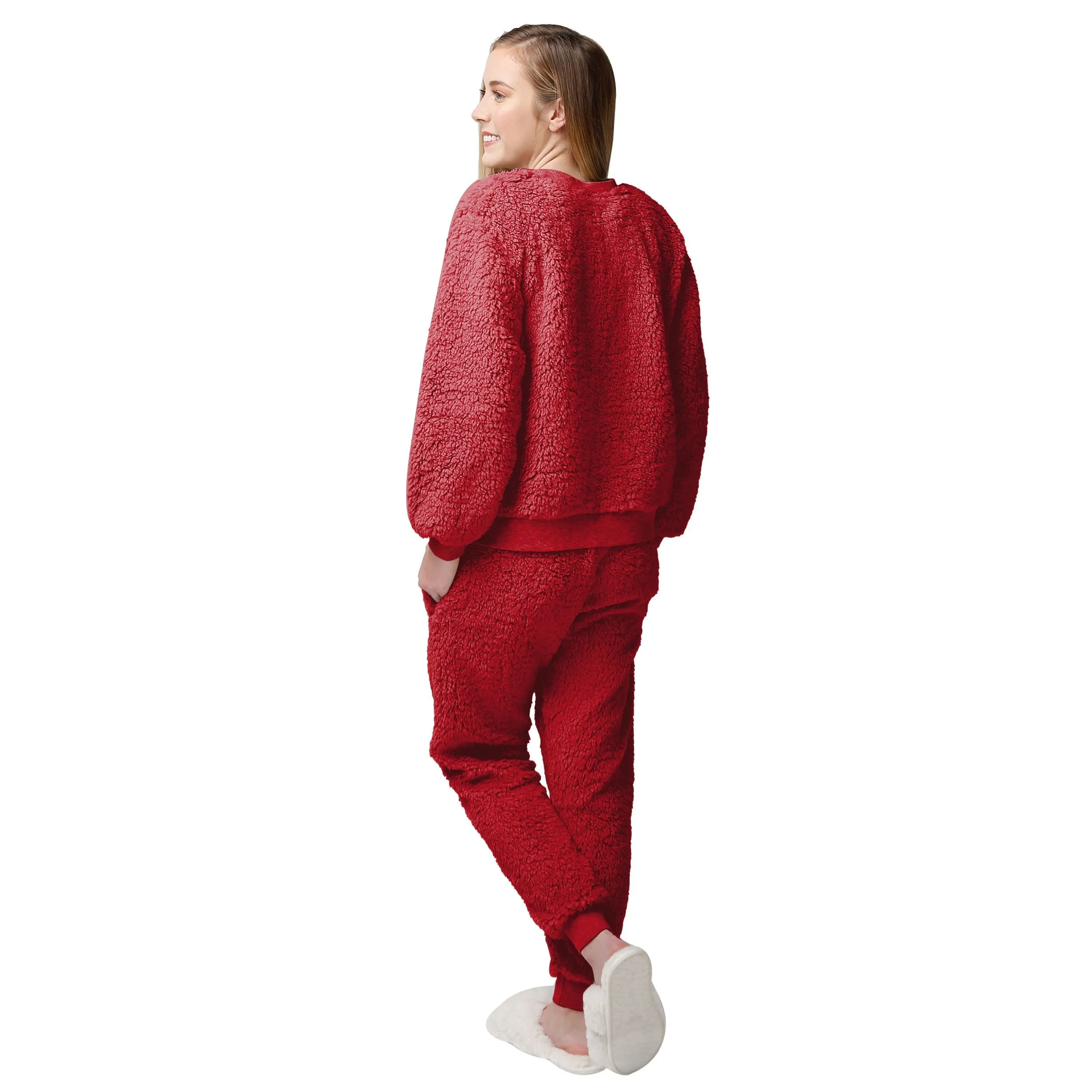 Alabama Crimson Tide NCAA Womens Sherpa Lounge Set