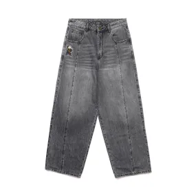 B-Boy Phat Cut Washed Black Jeans