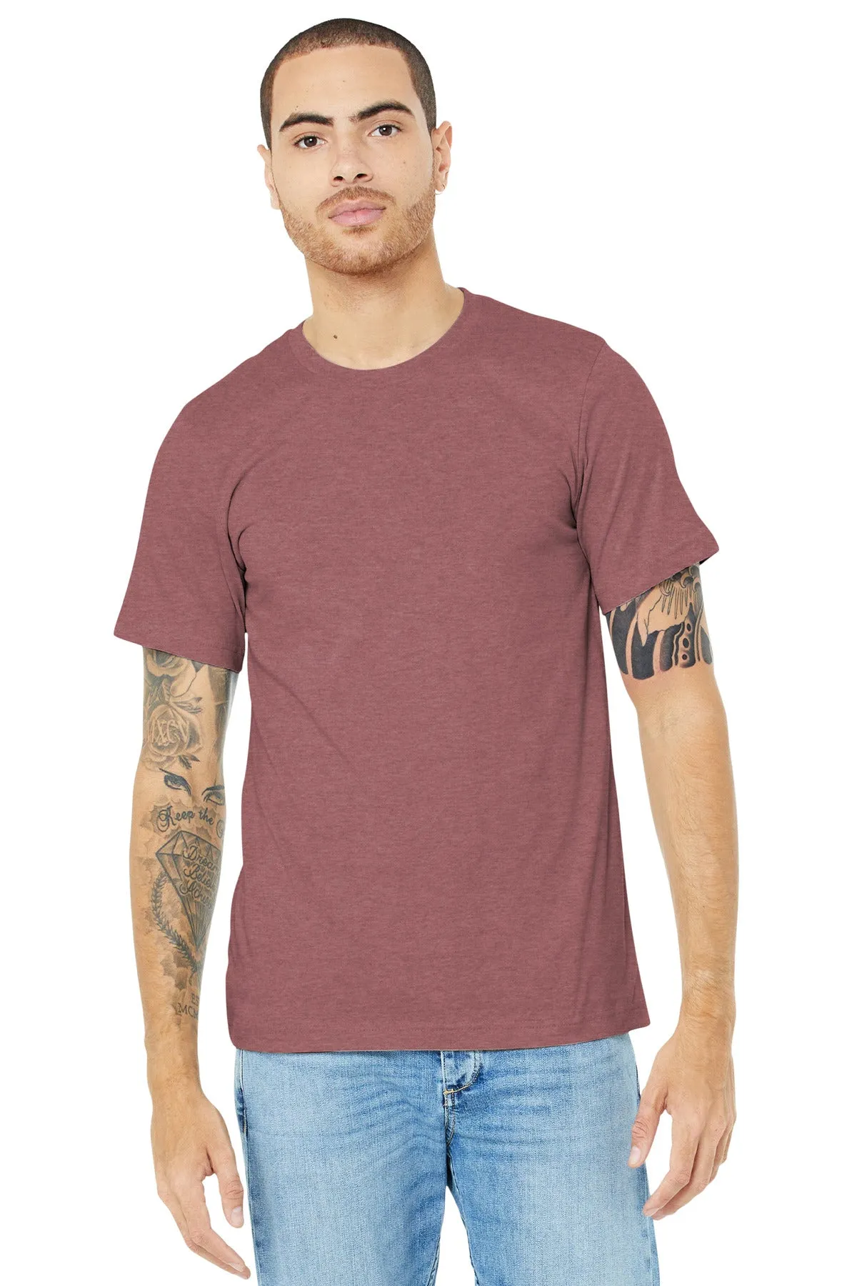 BELLA CANVAS ® Unisex Heather CVC Short Sleeve Tee. BC3001CVC