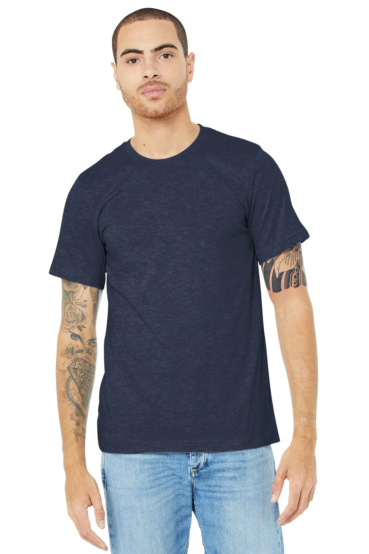 BELLA CANVAS ® Unisex Heather CVC Short Sleeve Tee. BC3001CVC