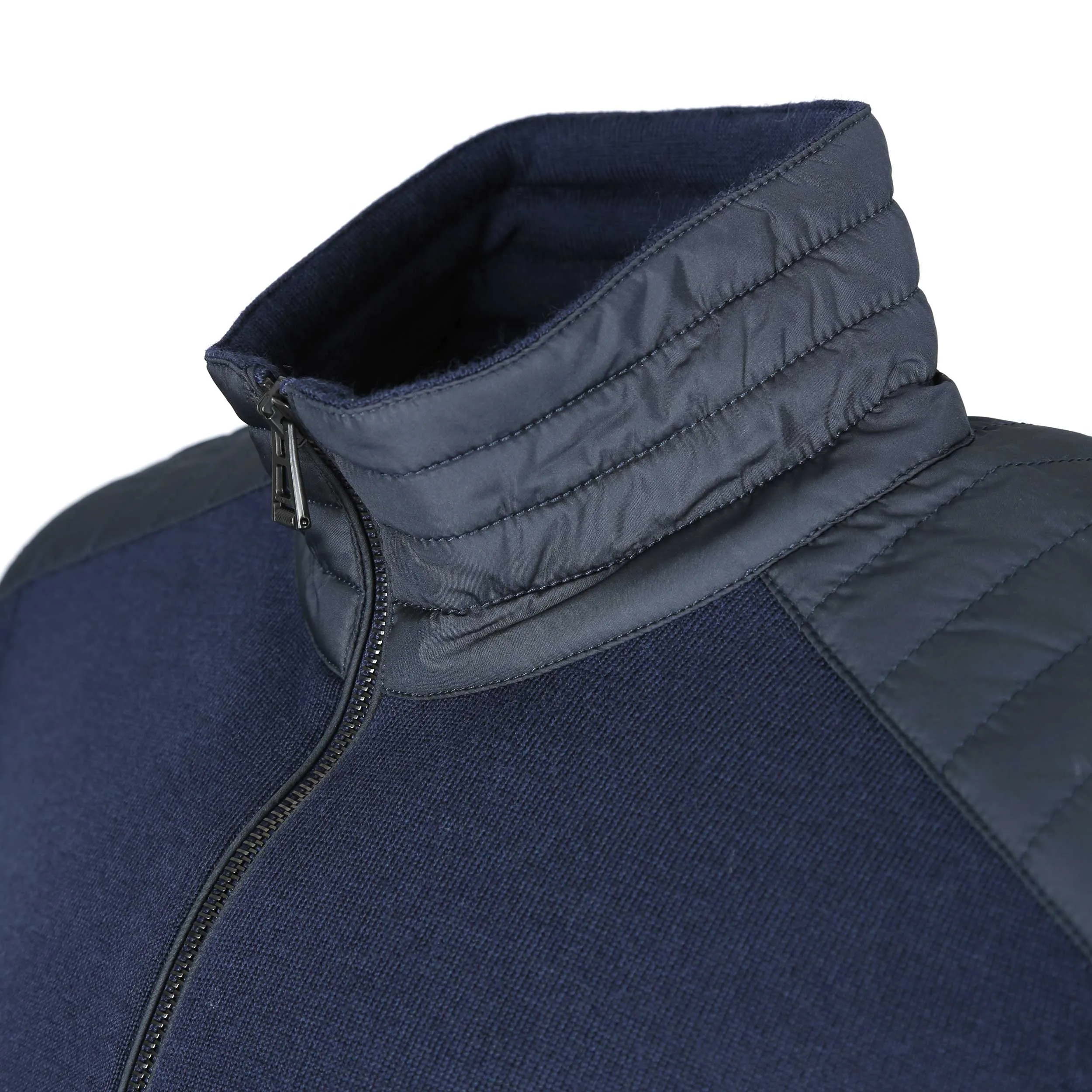 Belstaff Kelby Zip Cardigan in Washed Navy