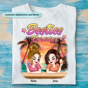 Besties Forever - Personalized Unisex T-shirt, Sweater, Hoodie