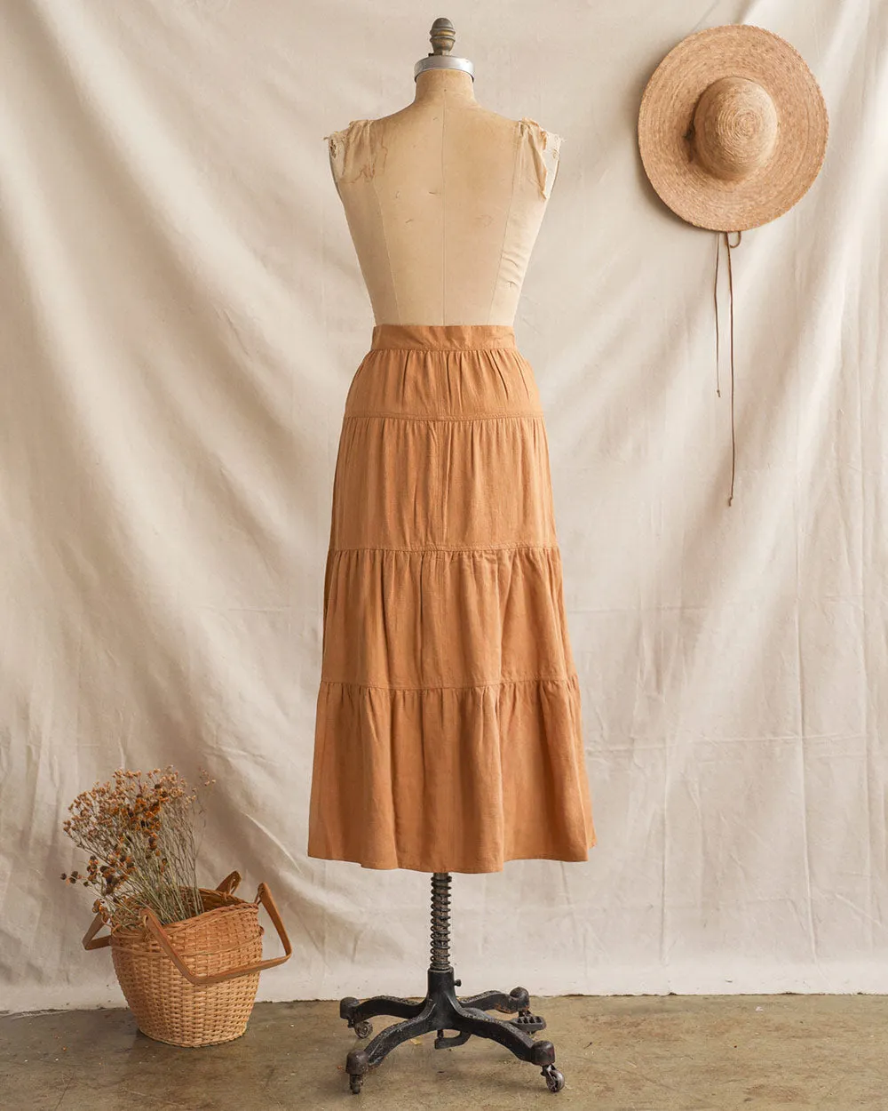 Between Acres Skirt - Brown