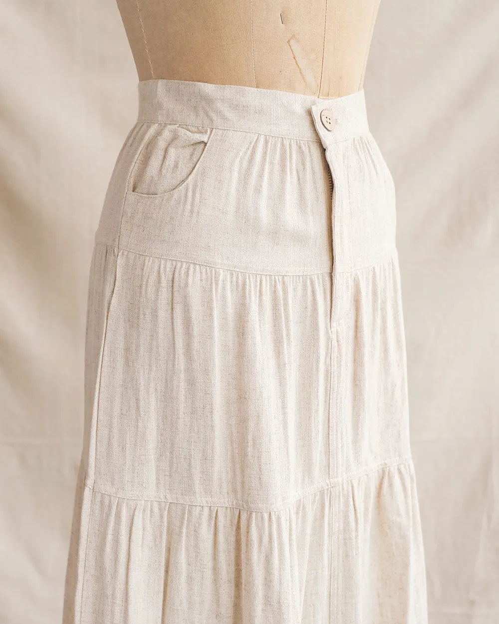 Between Acres Skirt - Oatmeal