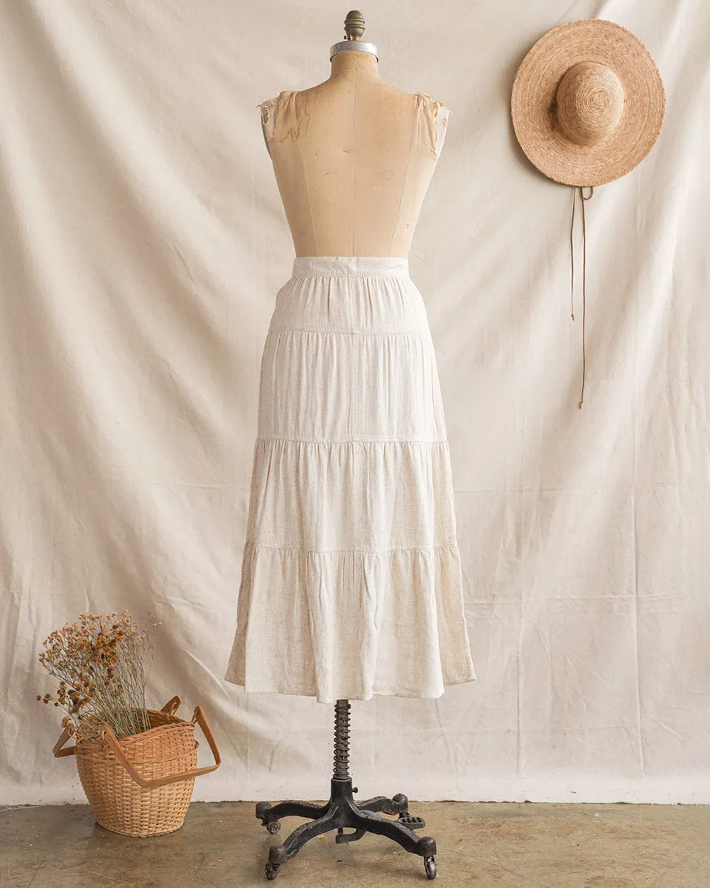 Between Acres Skirt - Oatmeal