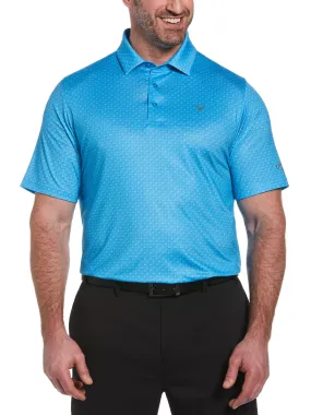 Big & Tall Allover Chevron Golf Polo