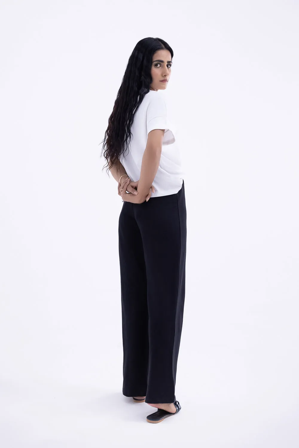 Black Cotton Culottes