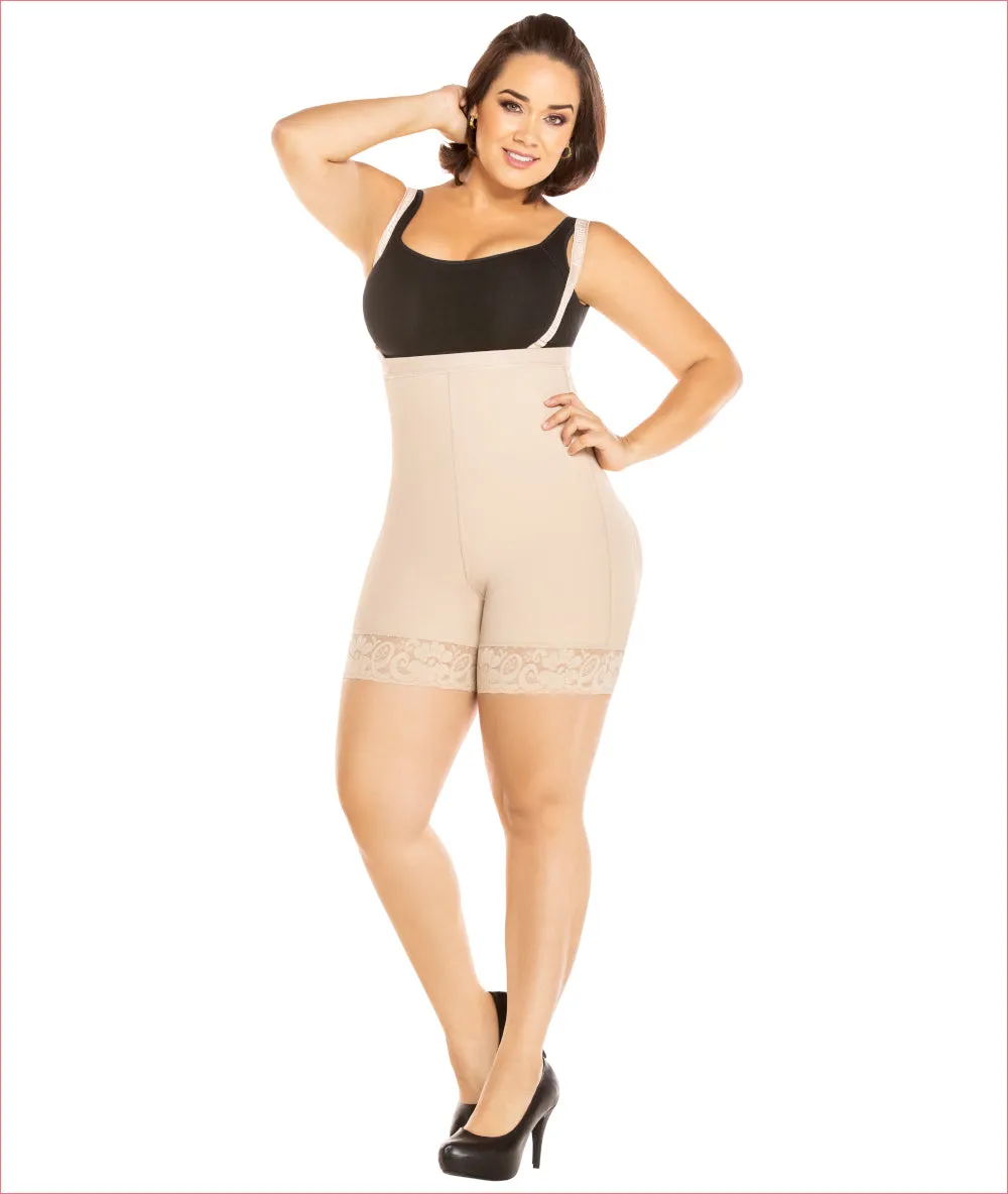 Booty boosting shapewear high waist short - Strapless - C4142