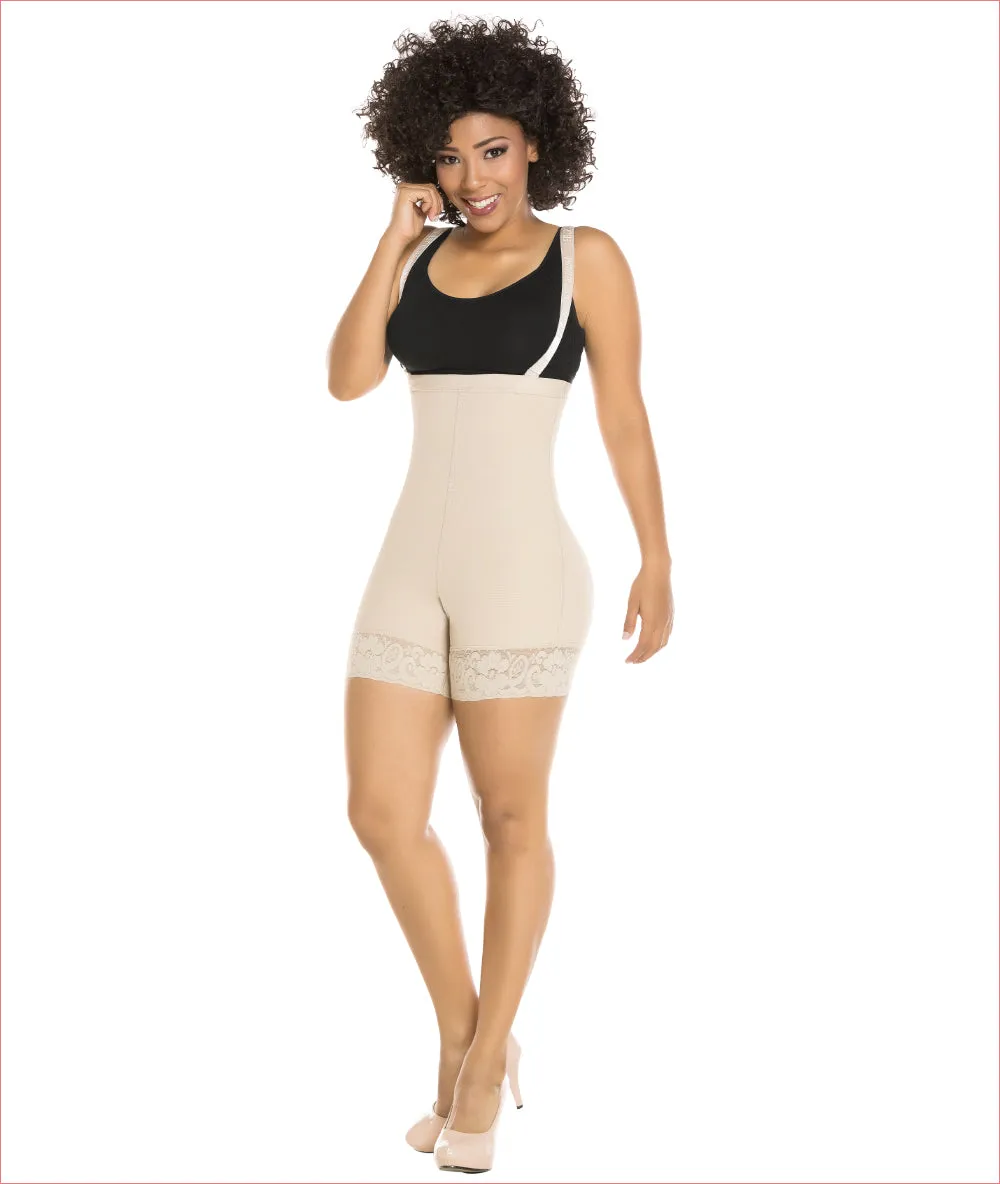 Booty boosting shapewear high waist short - Strapless - C4142