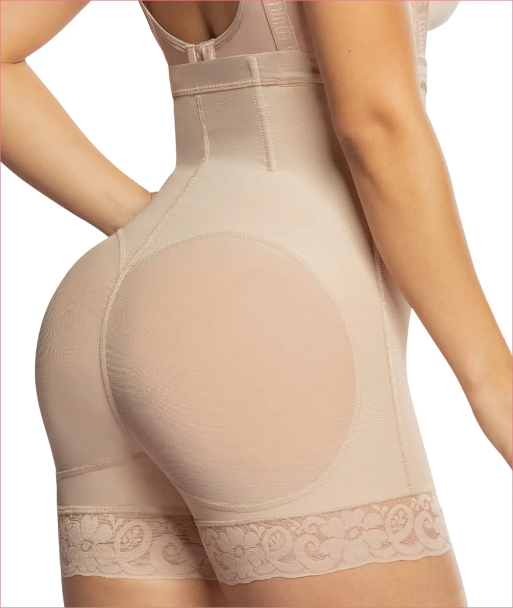 Booty boosting shapewear high waist short - Strapless - C4142