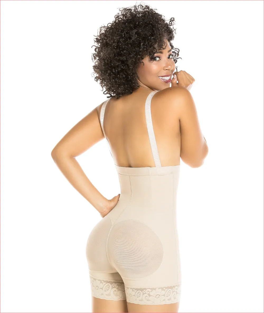 Booty boosting shapewear high waist short - Strapless - C4142