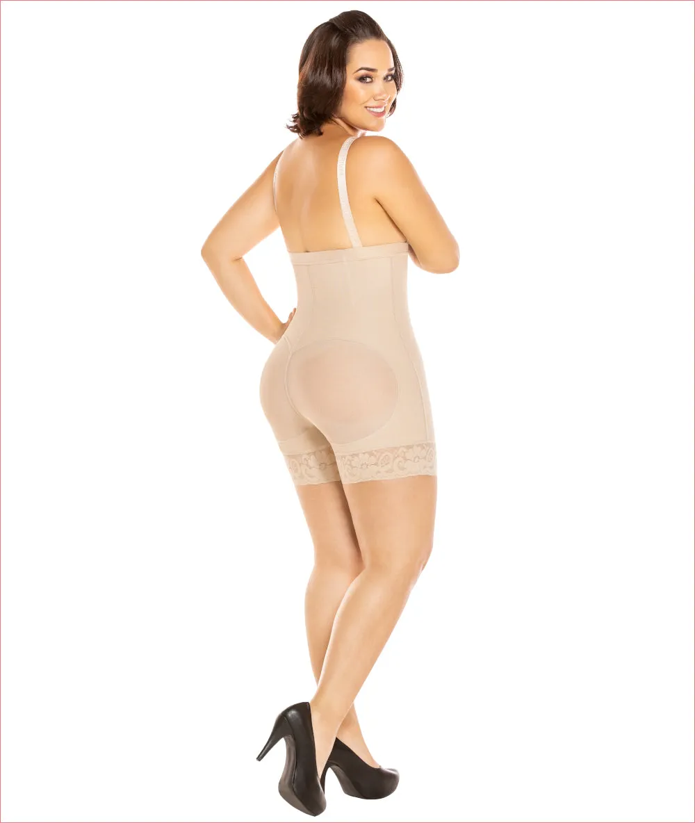 Booty boosting shapewear high waist short - Strapless - C4142