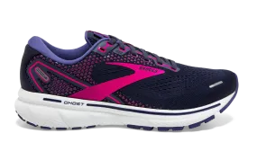 Brooks Ghost 14 Ladies Running Shoe Peacoat/Pink/White