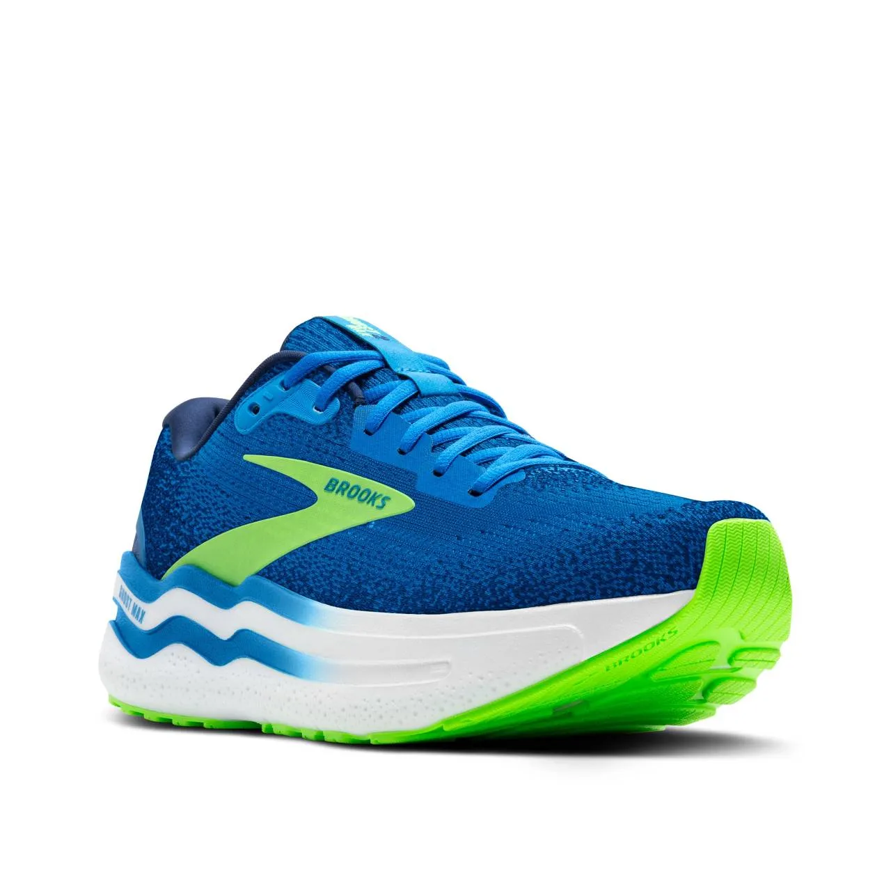 Brooks Ghost Max 2 (Mens) - Dutch Blue/Green Gecko/Peacoat