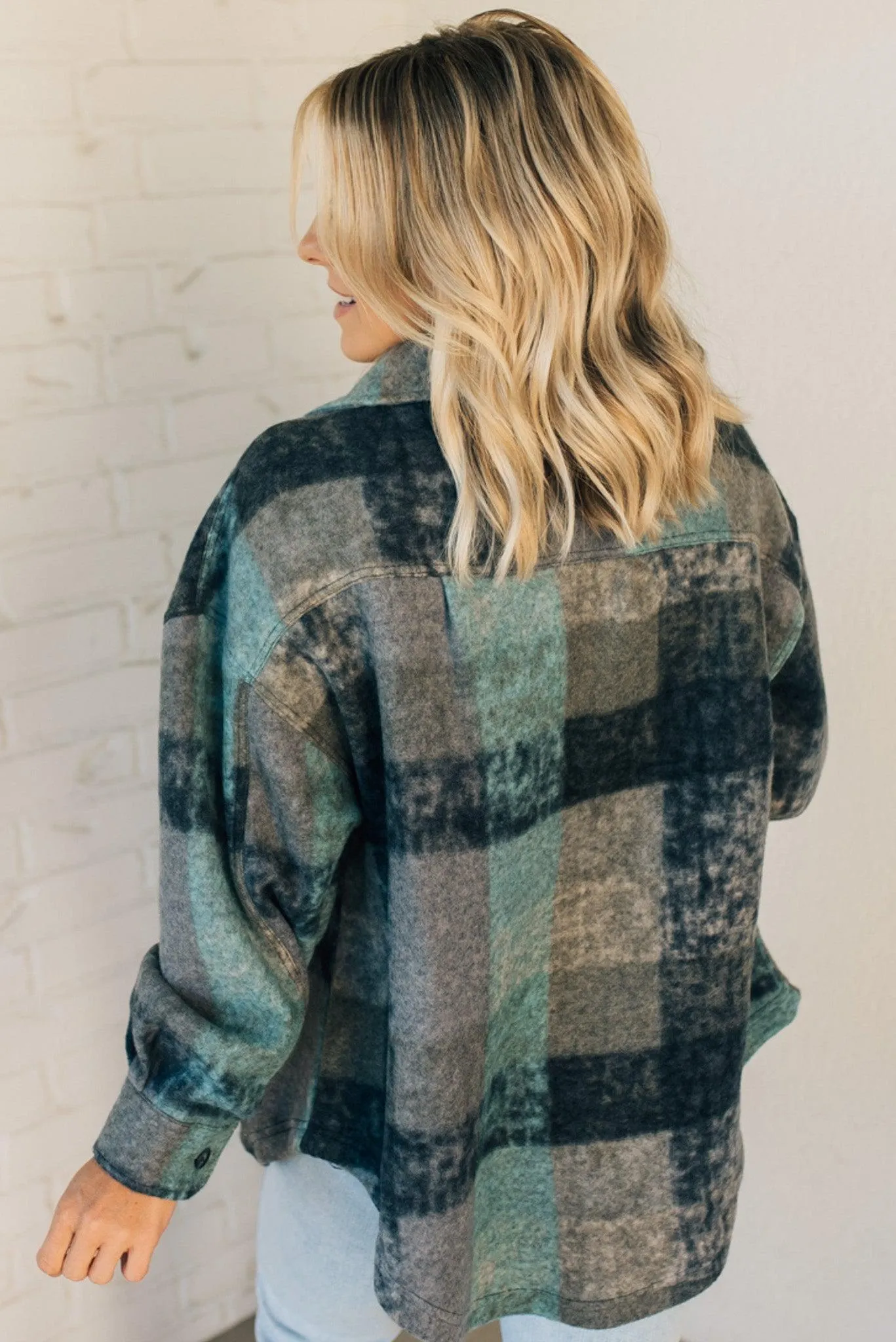 Brushed Plaid Classic Shacket