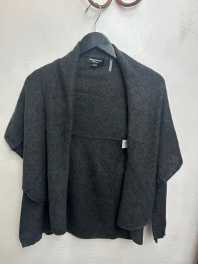 Charcoal Organic Circle Cardigan