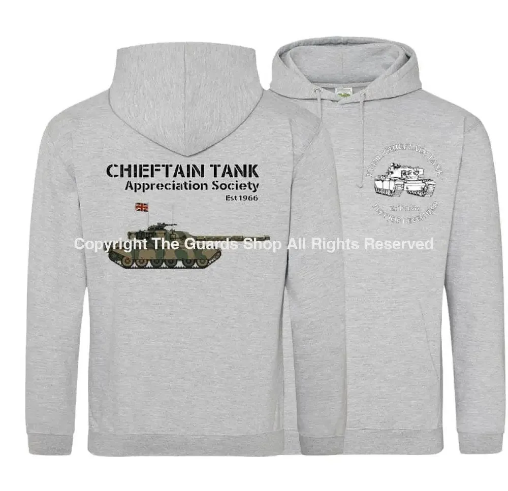 CHIEFTAIN TANK 'BEST JOB I EVER HAD' Double Side Printed Hoodie