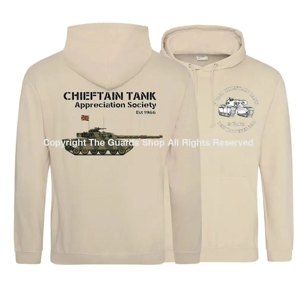 CHIEFTAIN TANK 'BEST JOB I EVER HAD' Double Side Printed Hoodie