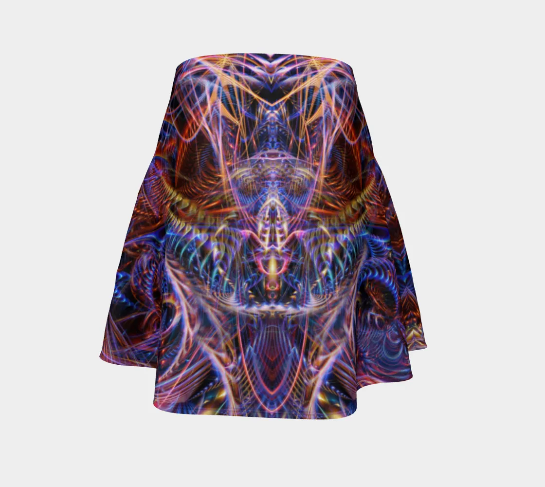 COSMIC NOISE FLARE SKIRT