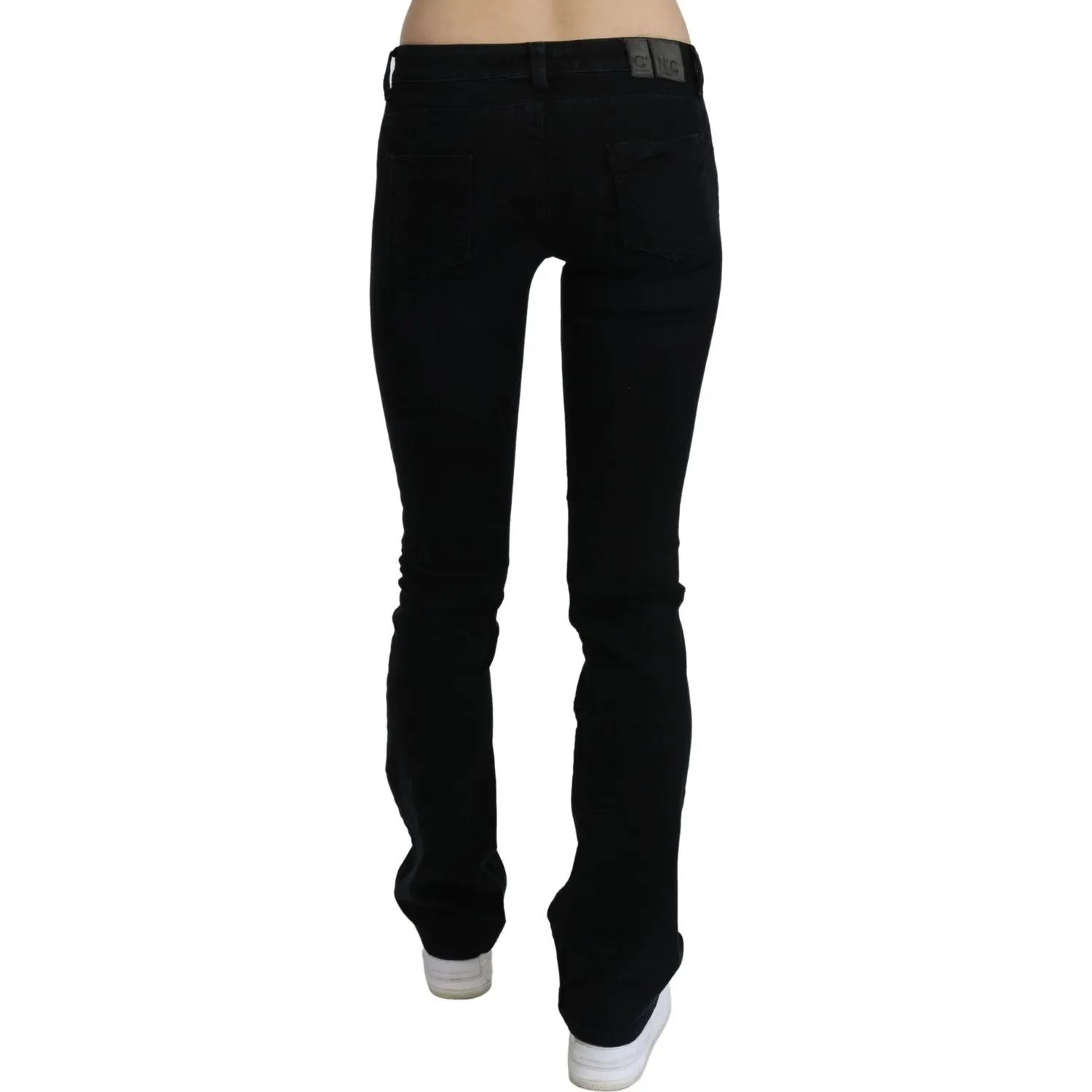 Costume National Chic Black Slim Fit Low Waist Denim