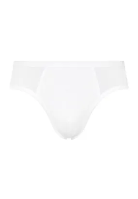 Cotton Pure Cotton High Leg Brief | White 73633-101