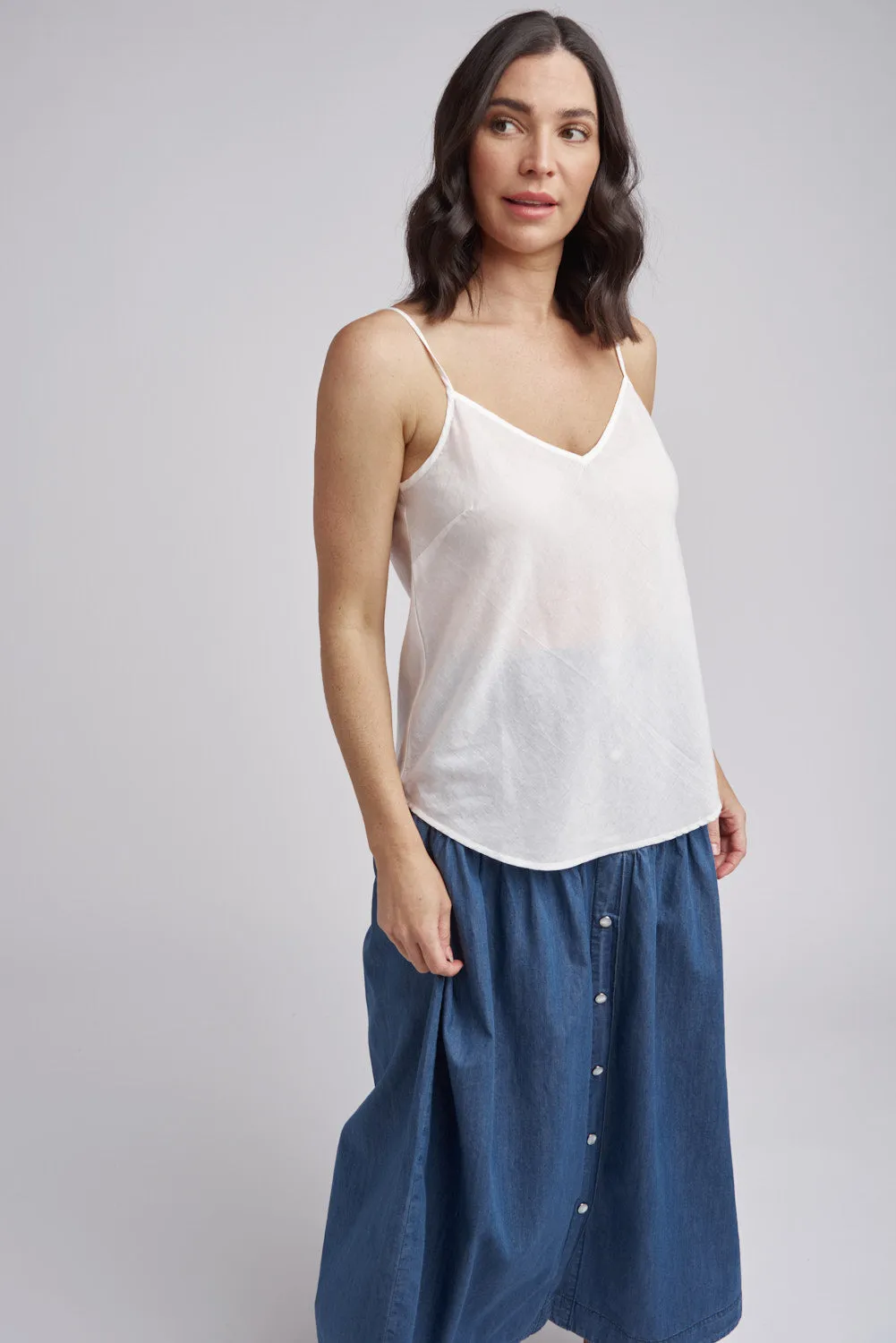 Cotton White Camisole