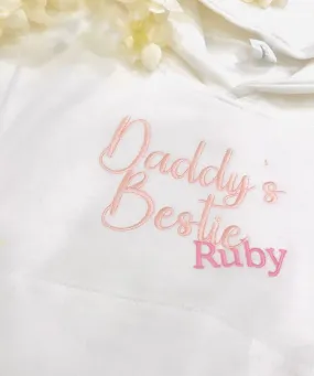 Daddys bestie girls hoodie