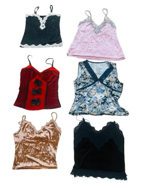 Discounted Beautiful Velvet Y2K Camisole Top Bale