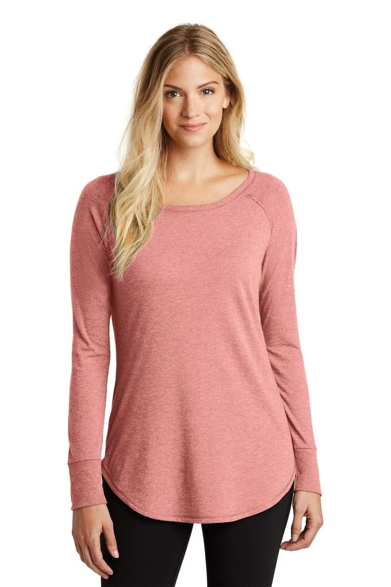 District DT132L: Women's Perfect Tri Long Sleeve Tunic Tee