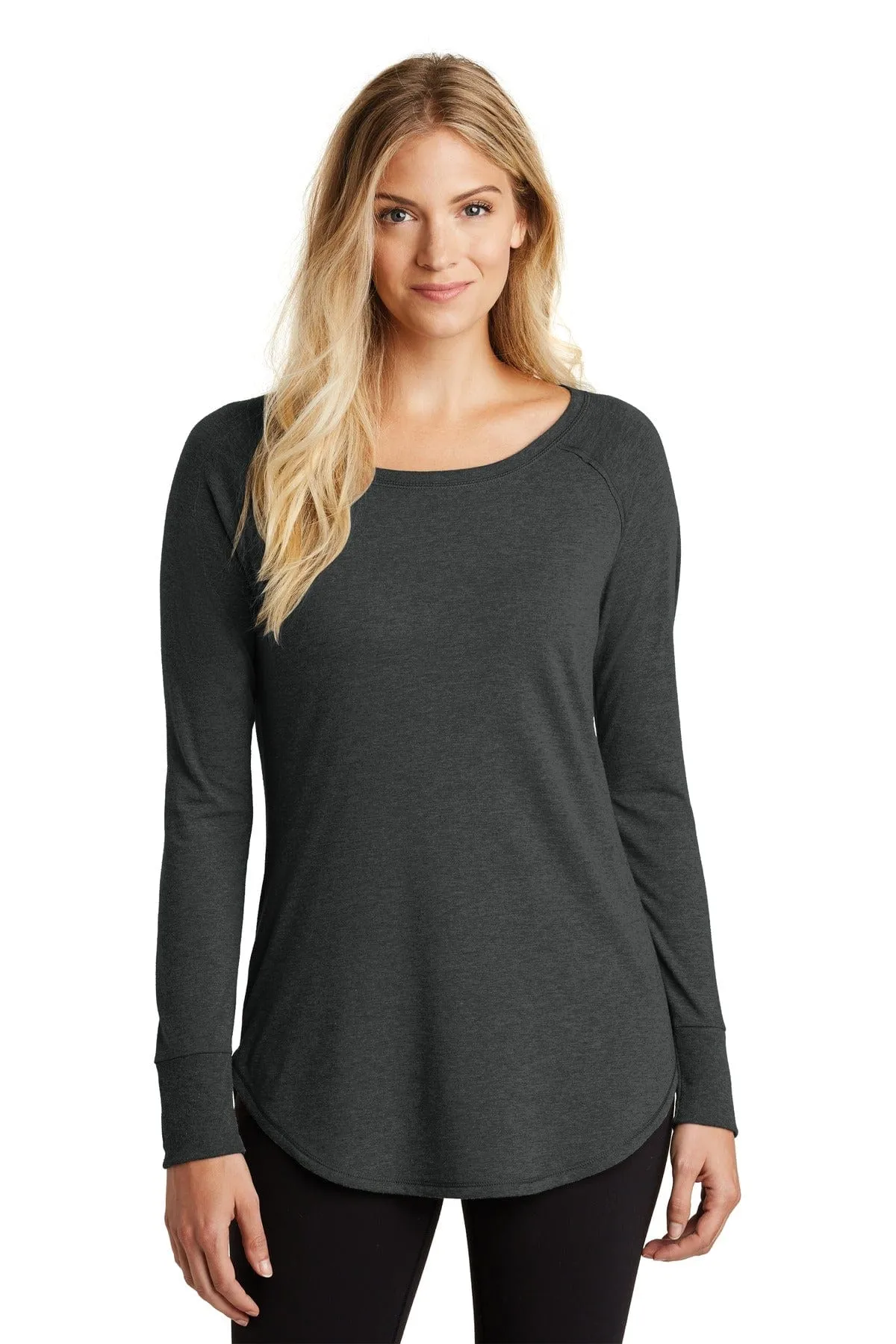 District DT132L: Women's Perfect Tri Long Sleeve Tunic Tee