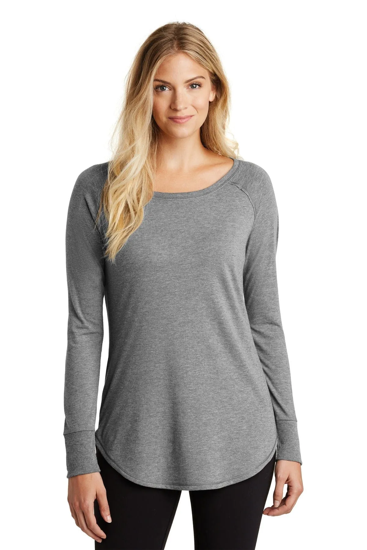 District DT132L: Women's Perfect Tri Long Sleeve Tunic Tee