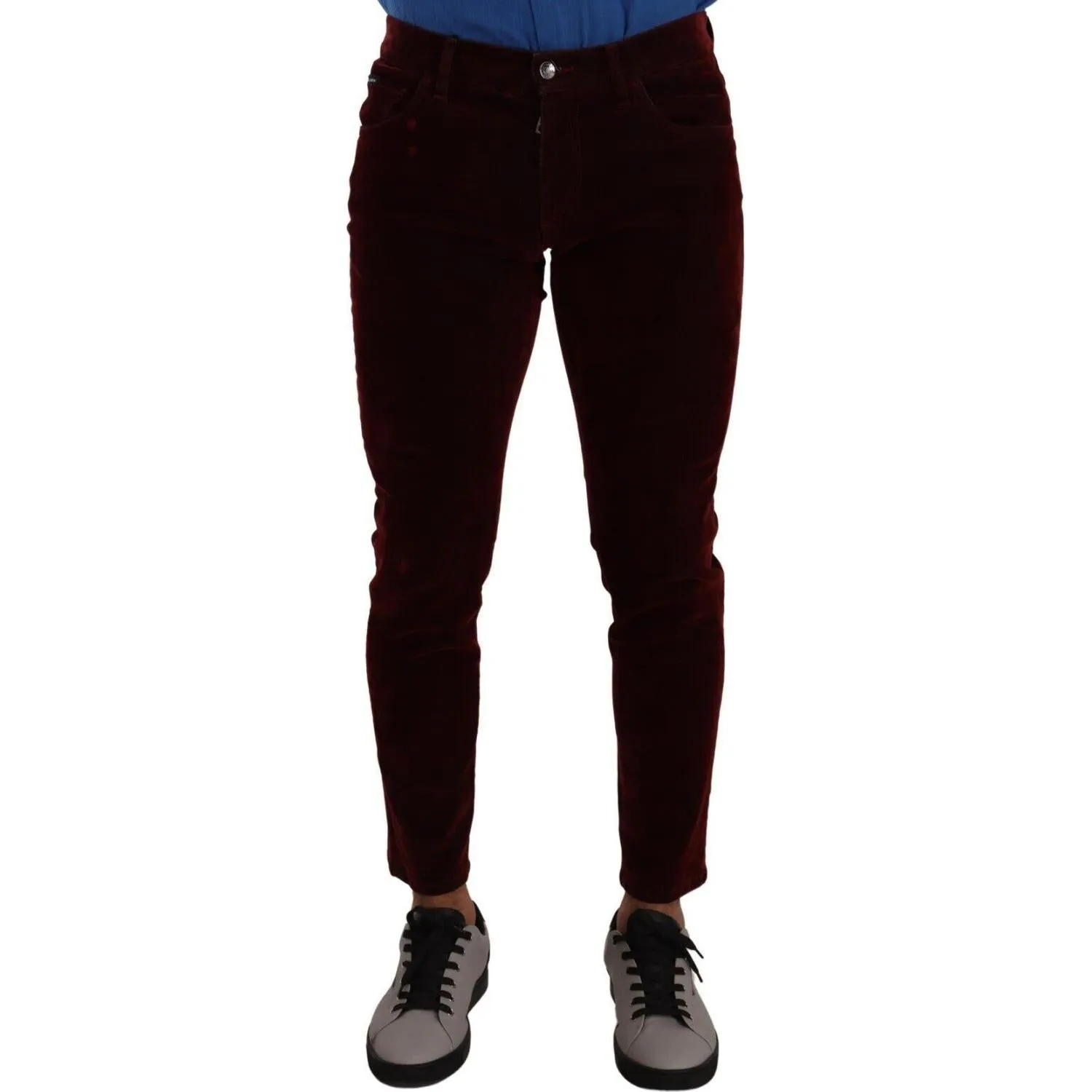 Dolce & Gabbana Bordeaux Slim Fit Skinny Jeans