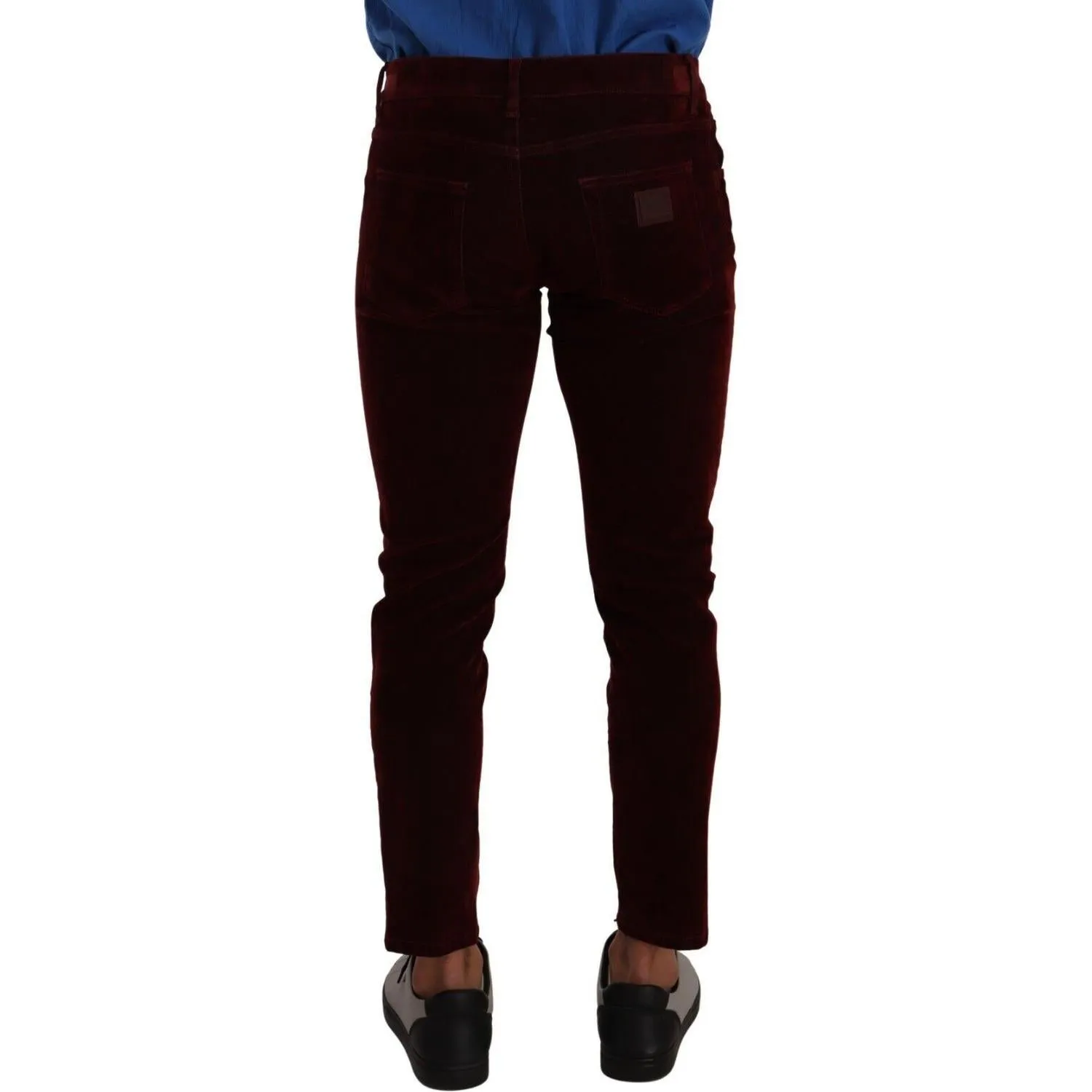 Dolce & Gabbana Bordeaux Slim Fit Skinny Jeans