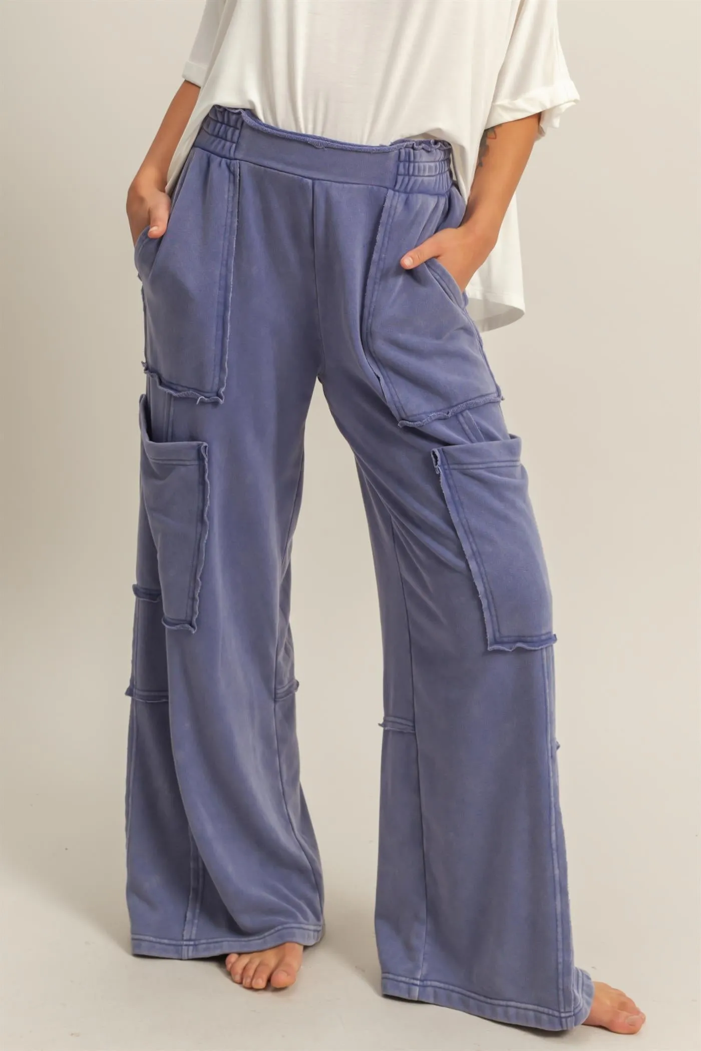 DZ25E111-Oversized Utility Sweatpants