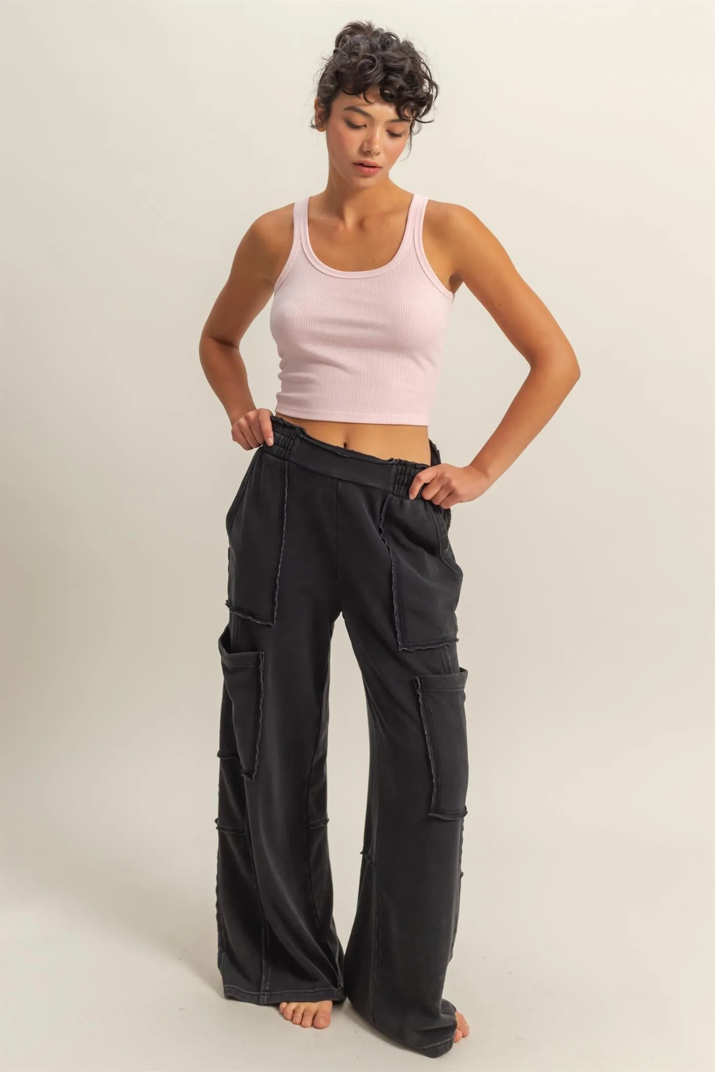 DZ25E111-Oversized Utility Sweatpants