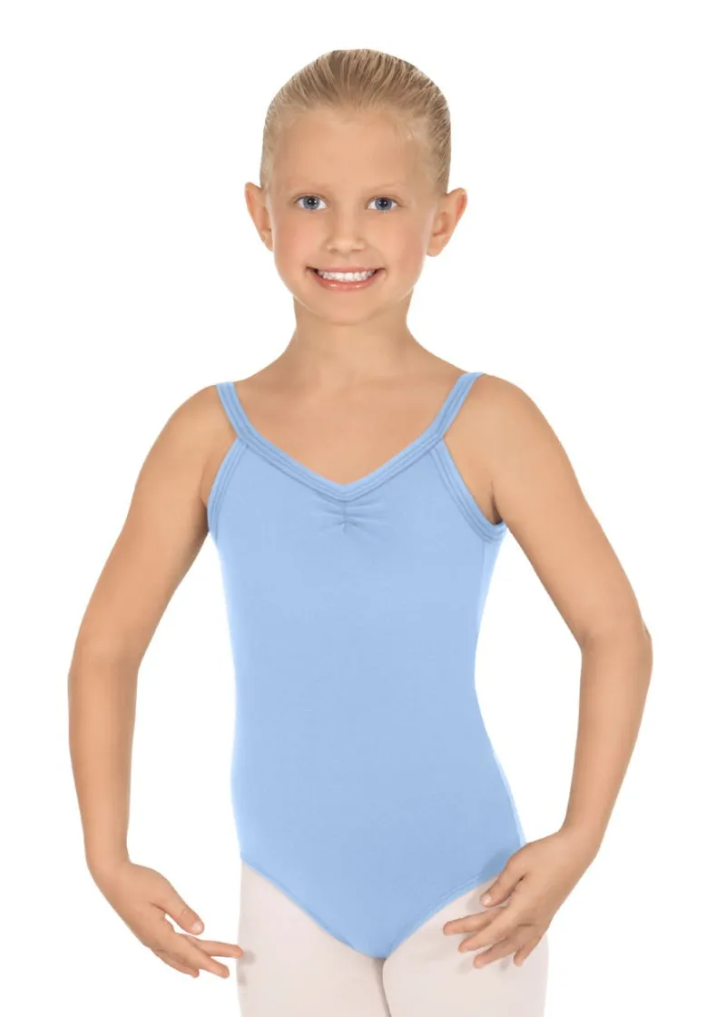 Eurotard Microfiber Youth Pinch Front Camisole Leotard