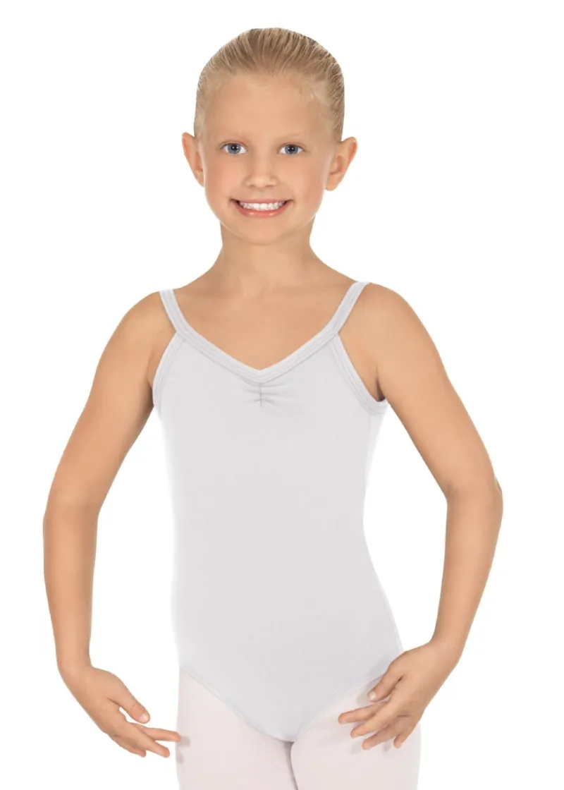 Eurotard Microfiber Youth Pinch Front Camisole Leotard