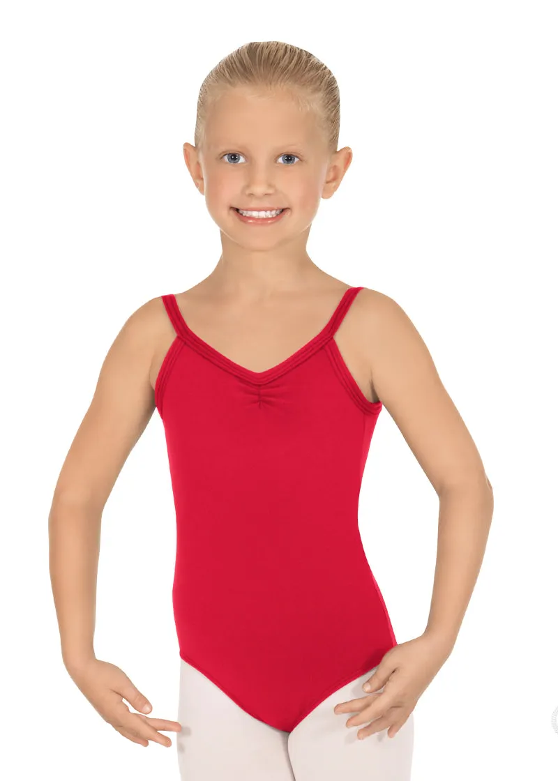 Eurotard Microfiber Youth Pinch Front Camisole Leotard