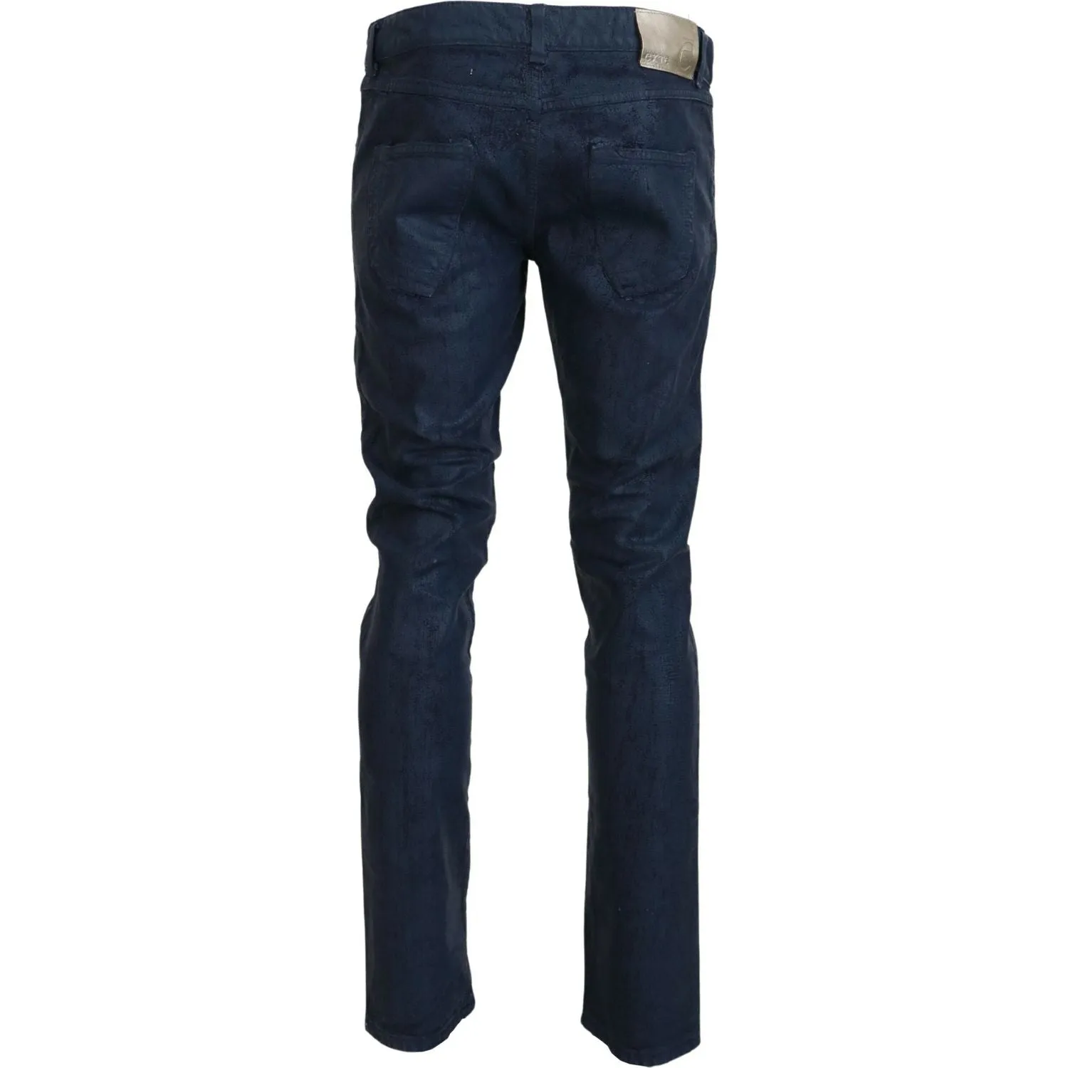 Exte Chic Tapered Blue Denim Jeans