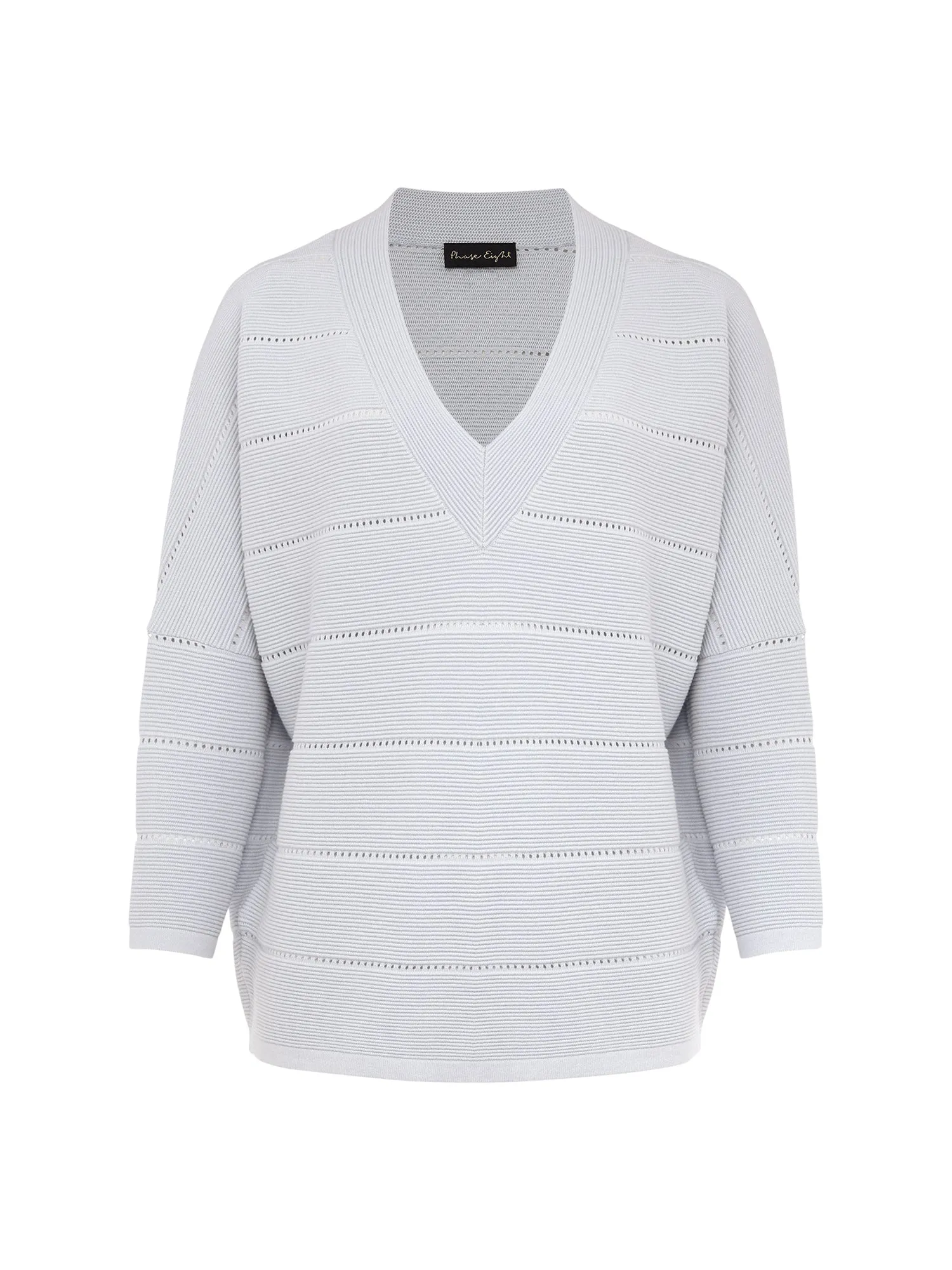 Florence Broderie Textured Fine Knit Jumper