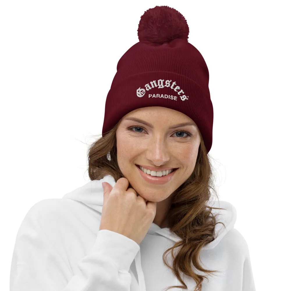 GANGSTER PARADISE POM POM BEANIE