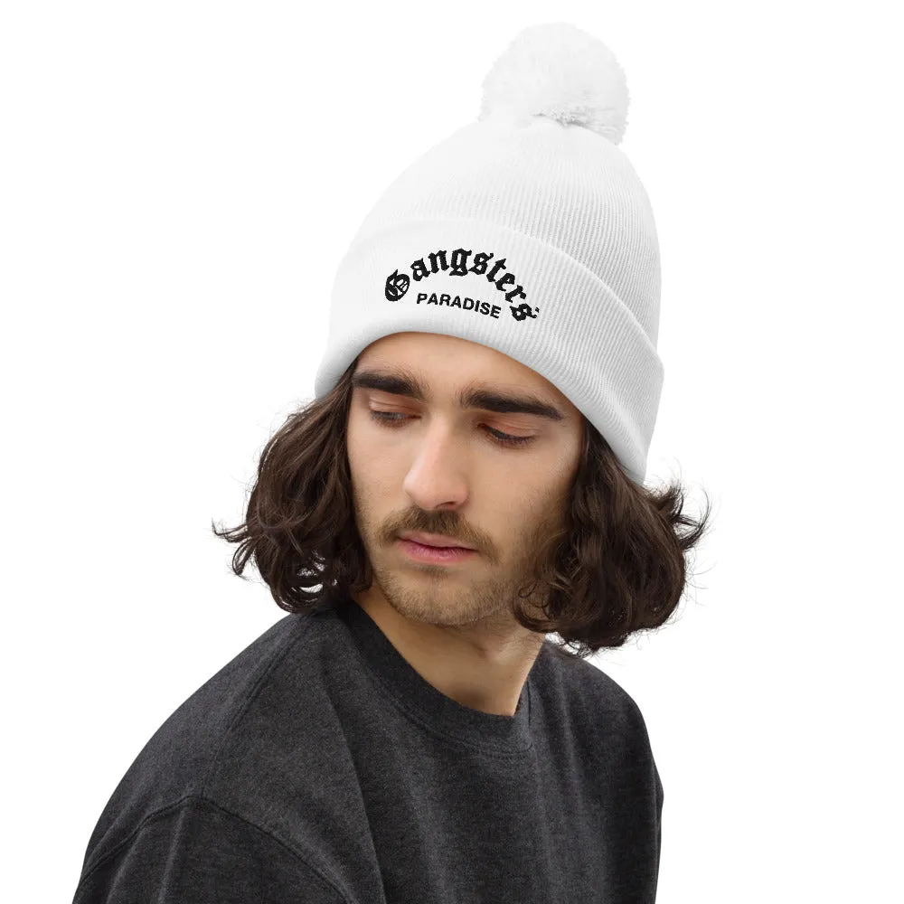 GANGSTER PARADISE POM POM BEANIE