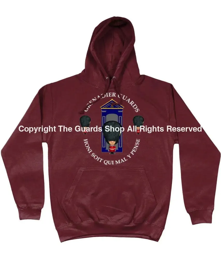 GRENADIER GUARDS ON SENTRY Front Printed Hoodie